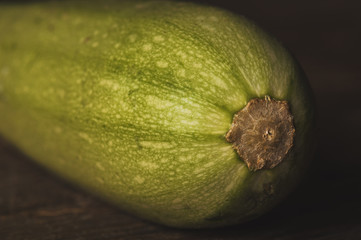 Zucchini or courgette - fresh vegetable close up