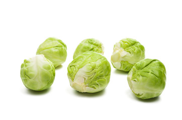 brussels sprouts isolated