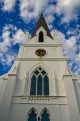 Fototapeta na wymiar Dutch Reformed church in Stellenbosch, South Africa