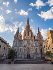 Fototapeta na wymiar Barcelona Cathedral Spain