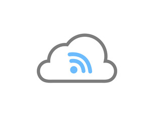 Cloud internet technology icon
