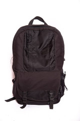 Fototapeta premium backpack photography shoulder bag on white background