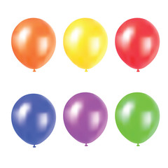 Realistic vector balloons