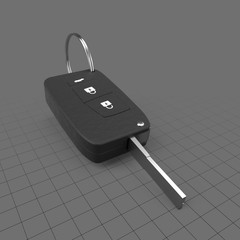 Keyless entry remote car key