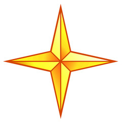 Obraz premium Compass Star