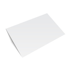 Blank of business card template. Vector.