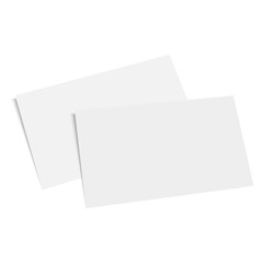 Blank of business card template. Vector.