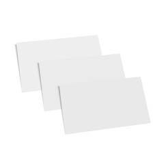 Blank of business card template. Vector.