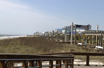 Carolina Beach Boardwalk Ocean View