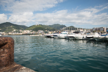 Fototapeta na wymiar Salerno Port
