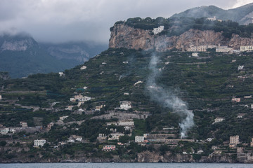 Fototapeta premium Smoke Amalfi