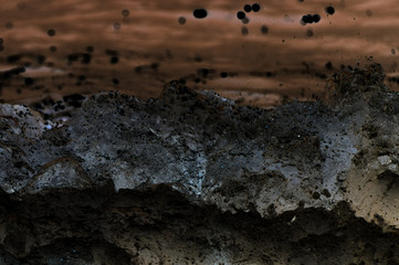 Abstract purple background and texture. Grunge old paint surface