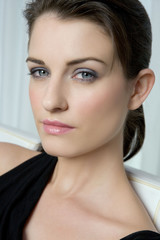 Naklejka premium Model Beauty Stylish Makeup Portrait