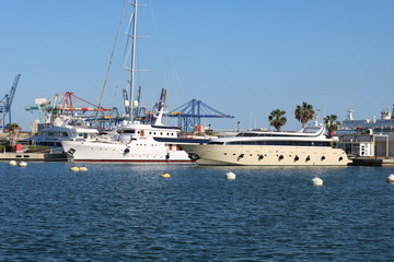 Port of Valencia Spain Mediterranean Sea