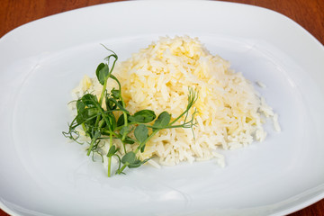 Delicious boiled rice