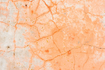 Wall fragment with scratches and cracks