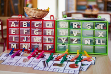 Montessori obect alphabet