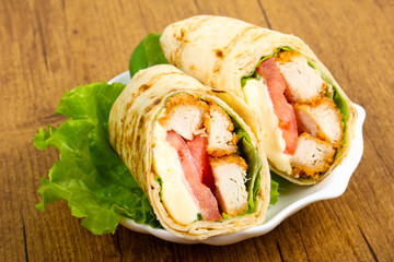 Chicken bread roll