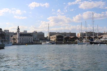 Fototapeta premium Port of Valencia Spain Mediterranean Sea
