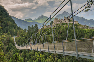 Hängebrücke bei Reutte, Tirol
