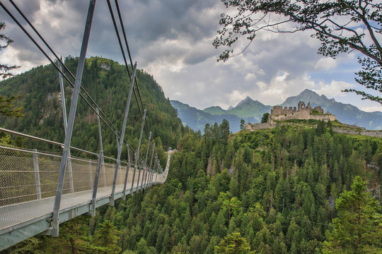 H&auml;ngebr&uuml;cke bei Reutte, Tirol