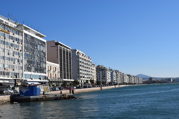 Obraz premium buildings view from the sea