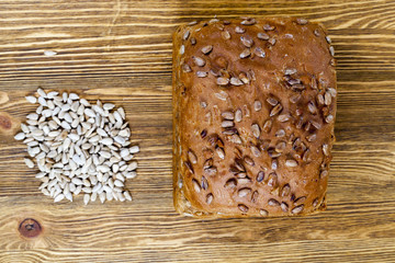 Fototapeta premium square loaf of bread