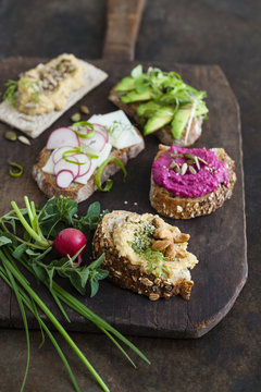 Vegan and Vegetarian Sandwiches