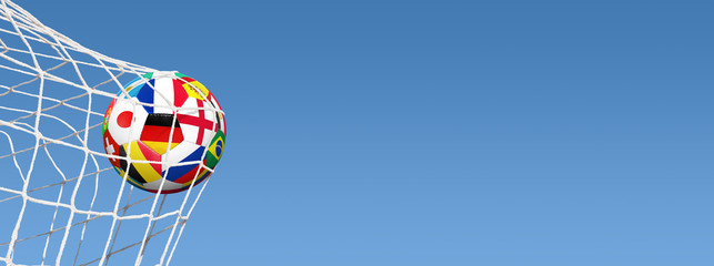 Ball im Netz