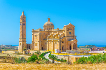 Ta' Pinu basilica of Gharb on Gozo island, Malta, Europe