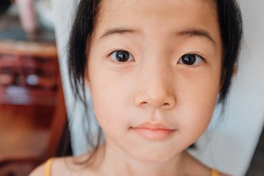 Cute Asian little girl portrait