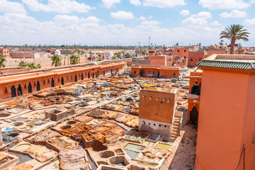 Morocco Marrakesh tanneries 