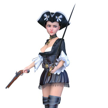 Pirate Female Photos Royalty Free Images Graphics Vectors Videos Adobe Stock