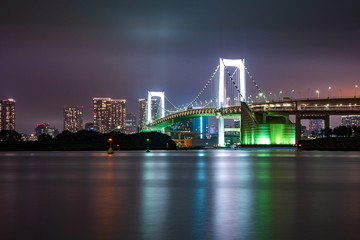 Rainbow bridge from Daiba2 