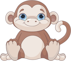 Obraz premium Baby monkey