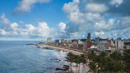 Salvador Bahia aerial view