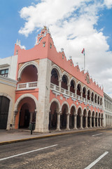 Town hall in Merida, Mexico