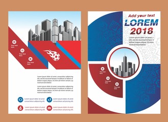 cover, brochure, layout, template design for sport event