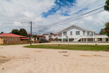 Fototapeta na wymiar View of Dangriga town, Belize