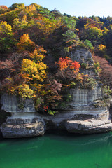 塔のへつり（福島県・下郷町）