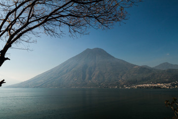 Atitlan lake and San Pedro volcano, Guatemala