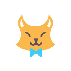 Cat head cartoon head