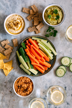 Hummus three-way