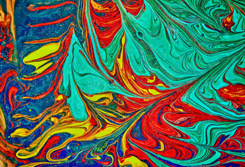 Abstract background. Mixed oil paint.