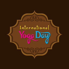 international yoga day poster