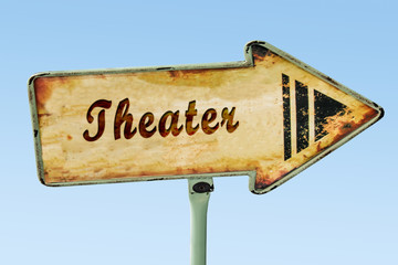 Schild 328 - Theater