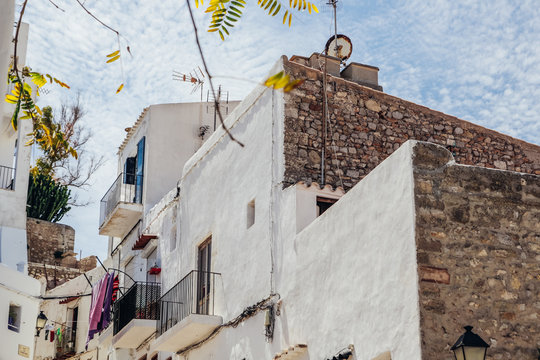 Facade of a mediterranean house