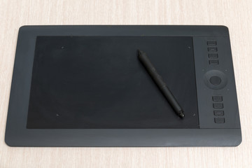 black graphic tablet