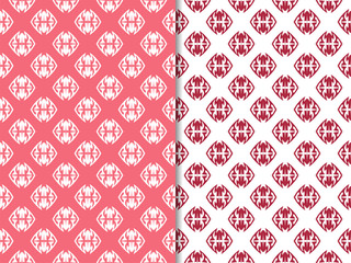 Geometric seamless pattern. Rhombus, lace