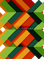 Multicolored abstract geometric shapes, geometry background for web banner